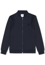Chaqueta deportiva clásica con rayas diplomáticas - Iris Black / Egret Stripes