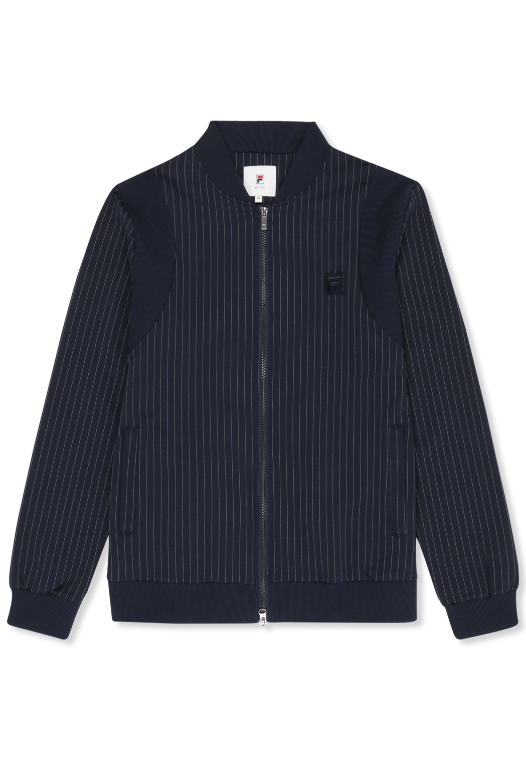 Chaqueta deportiva clásica con rayas diplomáticas - Iris Black / Egret Stripes