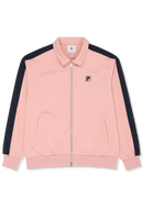Vaiano Relaxed Taped Track Jacket - Mellow Rose