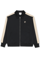 Vaiano Relaxed Taped Track Jacket - Noir