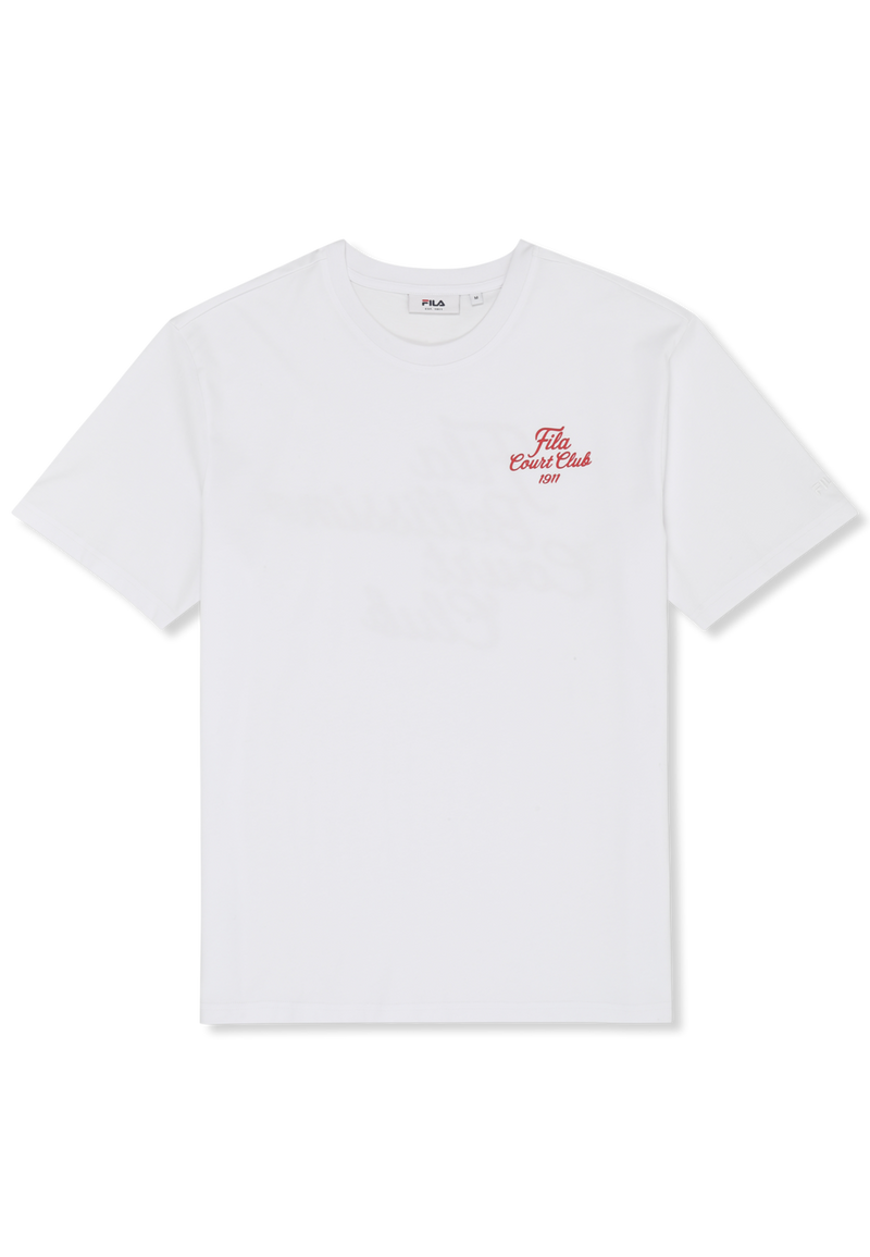 Villa Relaxed Graphic T-Shirt - Bright White