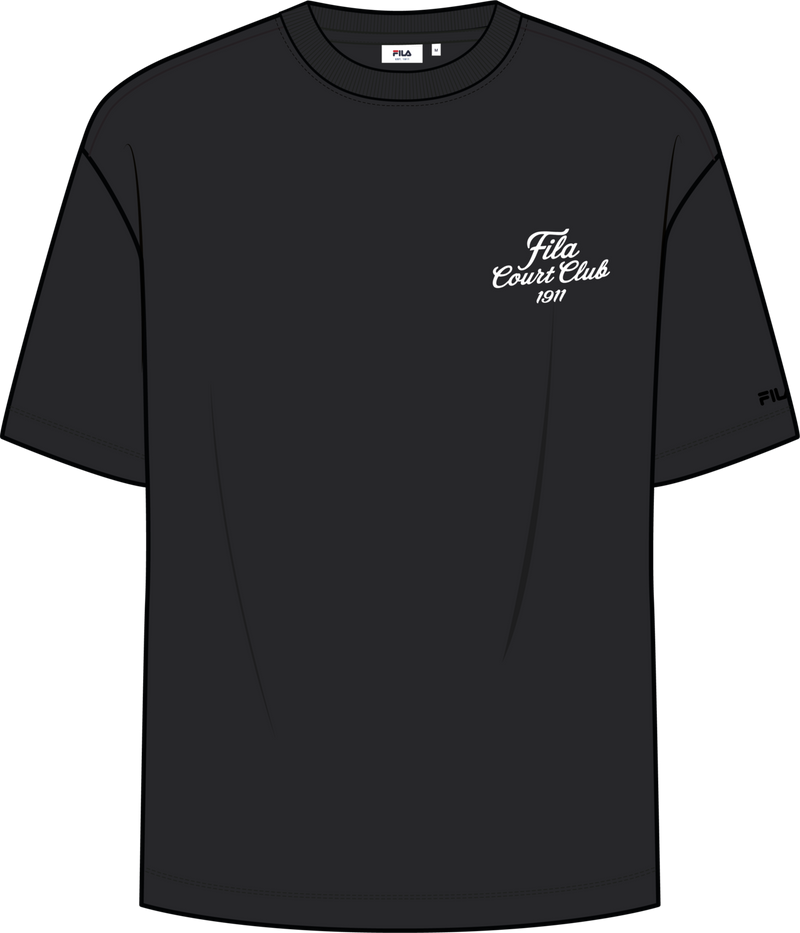 Villa Relaxed Graphic T-Shirt - Noir