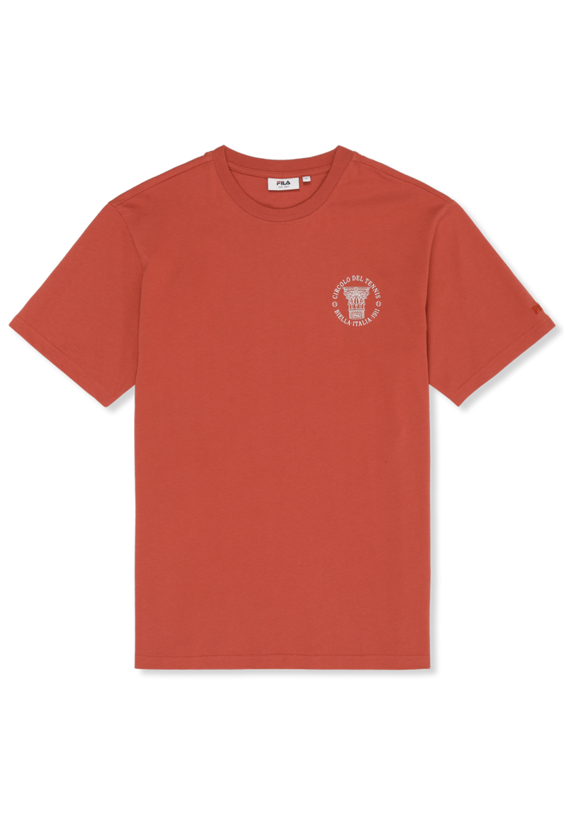 Pignone Relaxed Graphic T-Shirt - Etruscan Red