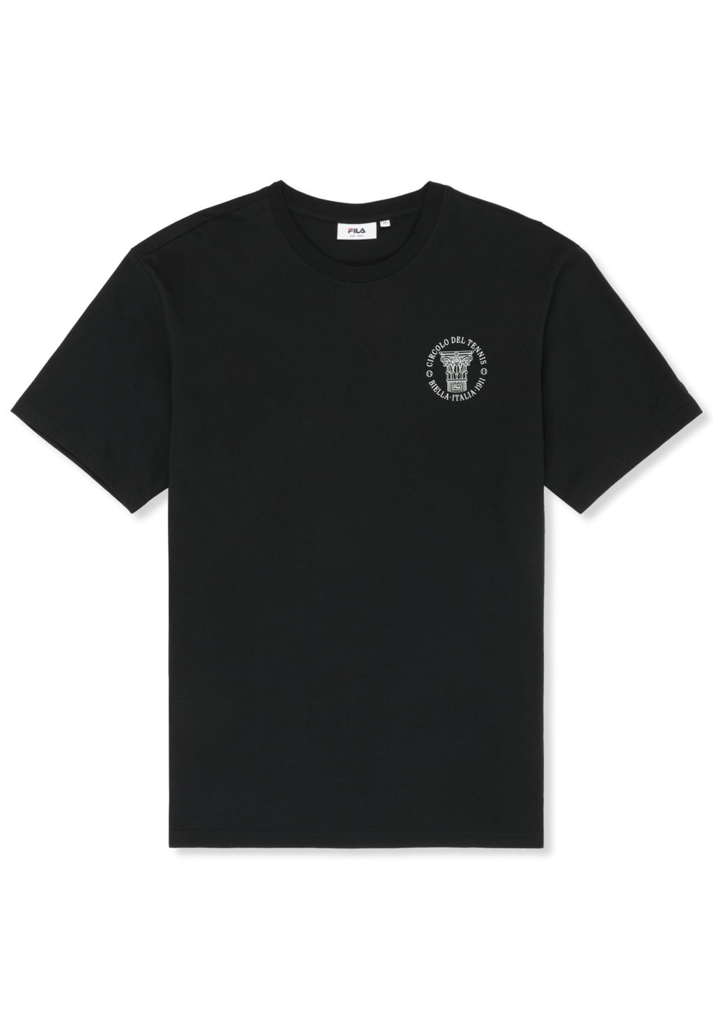 Camiseta con estampado informal - Negro