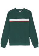 Sagano Regular Taped Crewneck Sweatshirt - Vert Bouquet