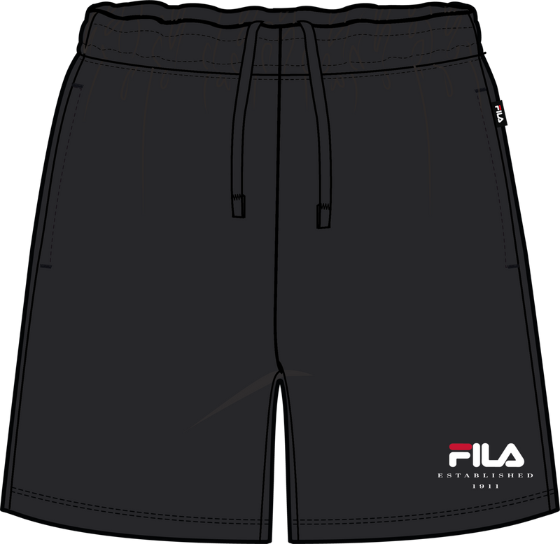 Valsera Regular Logo Sweat Shorts - Noir