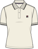 Biella Slim Tipped Polo Shirt - Egret