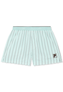 Fiesole Regular Pinstriped Satin Shorts - Mer Apaisante / Rayé