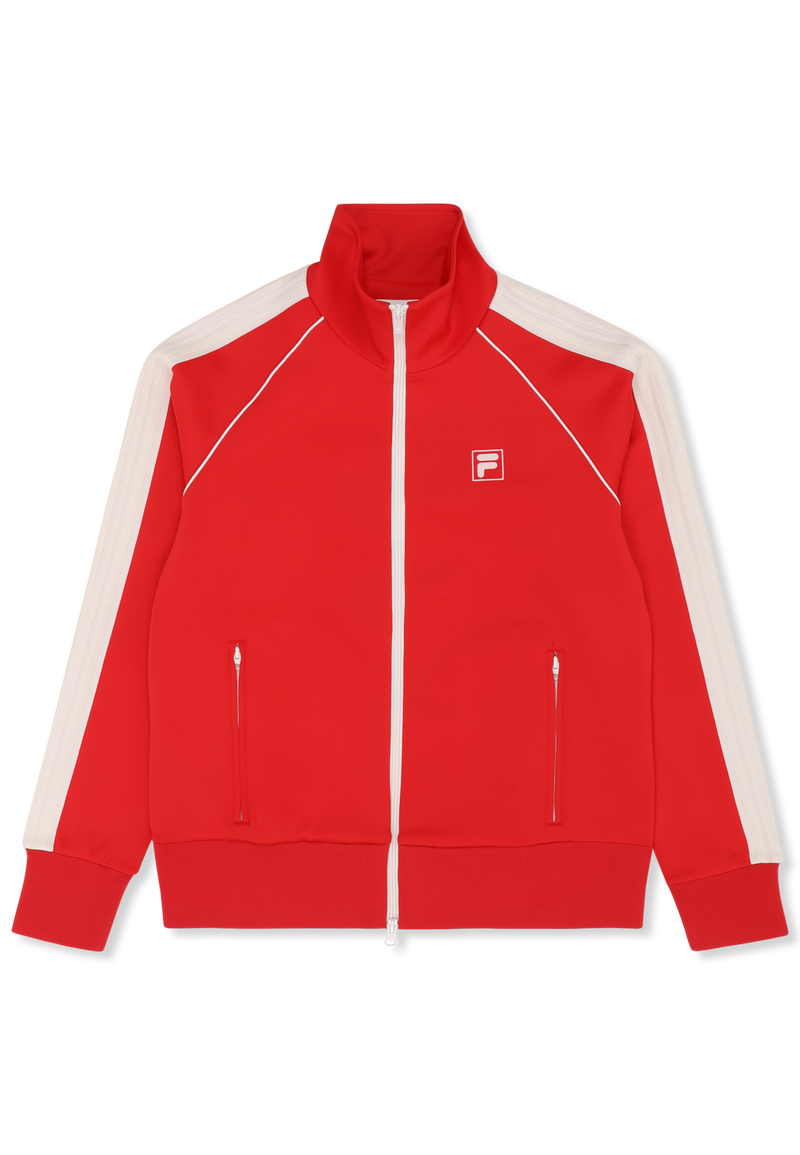 Marliano Regular Taped Track Jacket - True Red
