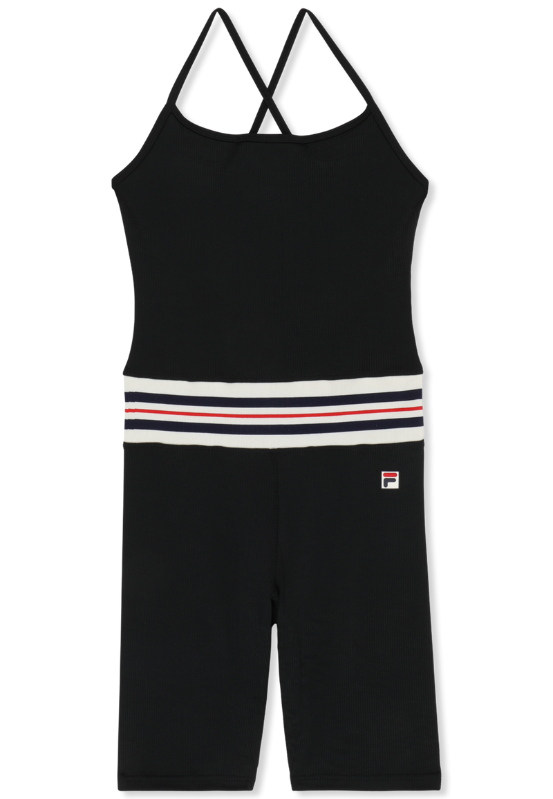 Bientina Short Heritage Tape Active Jumpsuit - Noir