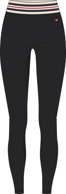 Bientina Heritage Tape Active Leggings - Noir