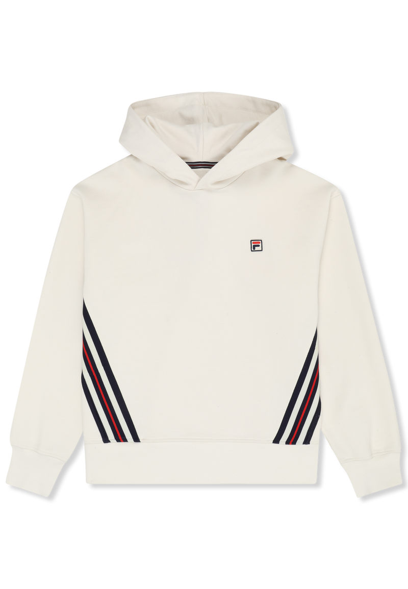 Serretta Loose Heritage Tape Hoodie - Egret