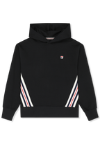 Sudadera con capucha suelta Heritage Band - Negro