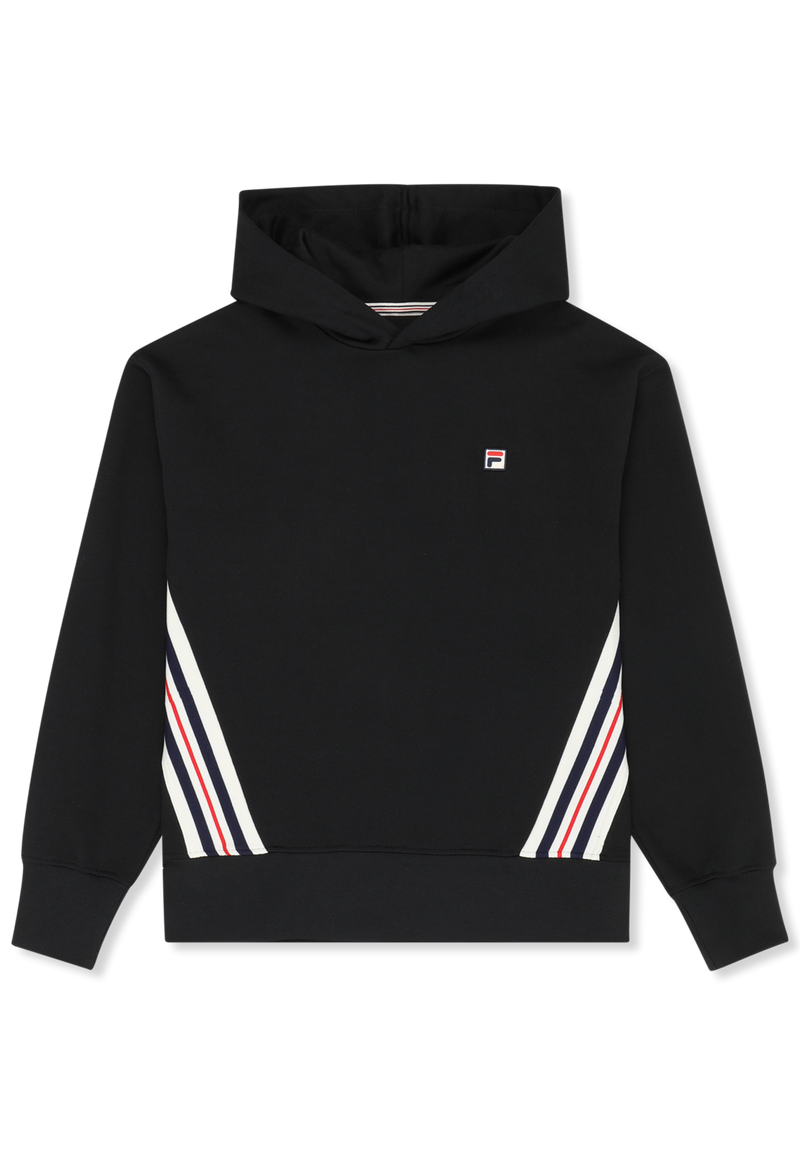 Serretta Loose Heritage Tape Hoodie - Noir