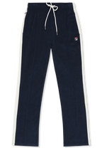 Pantalon De Survêtement Éponge À Panneau Contrastant Slim - Iris Noir-Aigrette