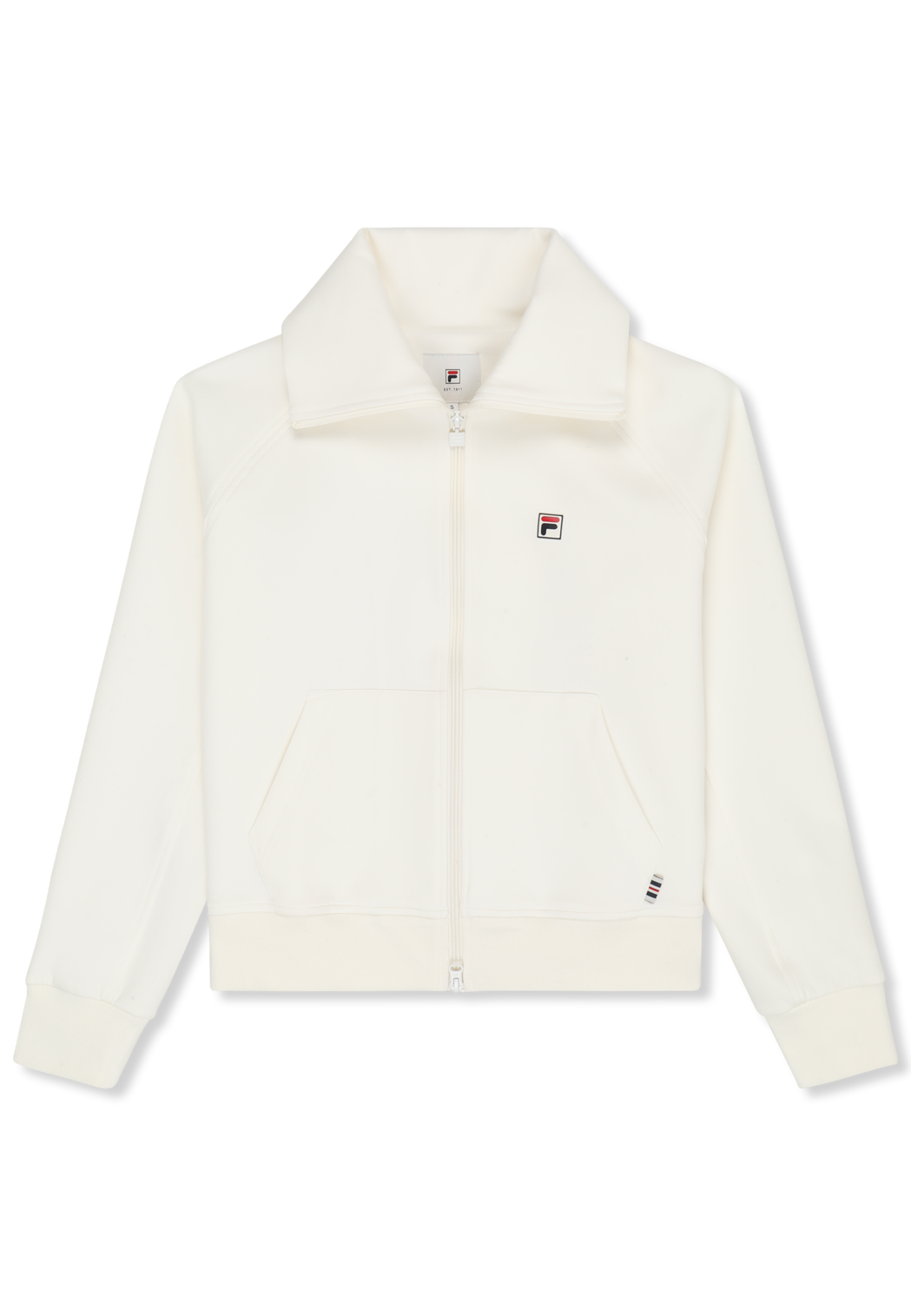 Chaqueta de buceo relajada con cuello alto - Garza