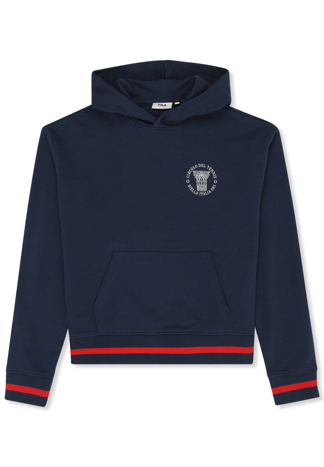 Sudadera con capucha y estampado casual - Iris Black
