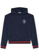 Marlia Relaxed Graphic Hoodie - Black Iris