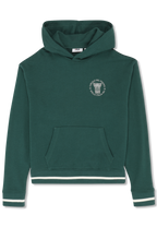 Sudadera con capucha y estampado casual - Verde ramo
