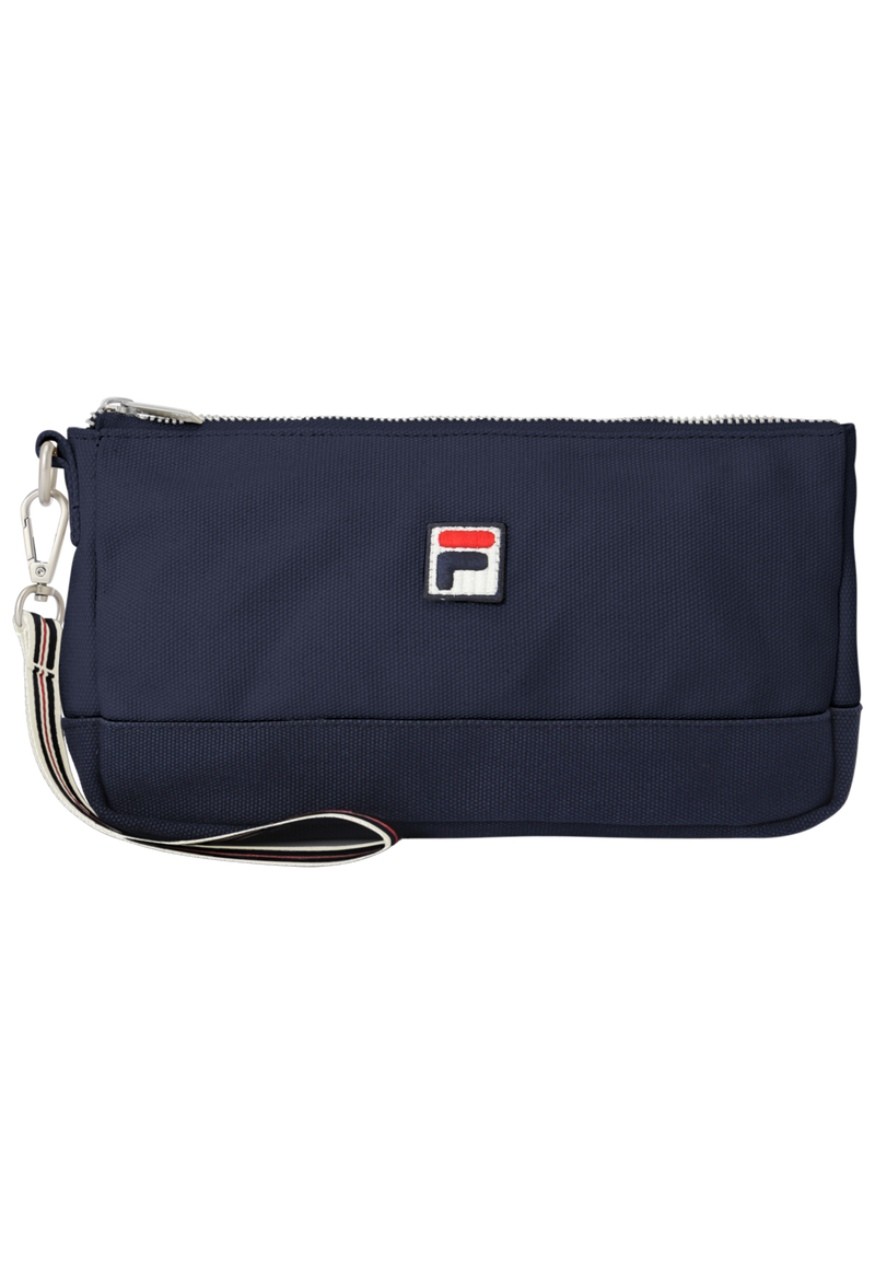 Carliano Mini Heritage Tape Travel Clutch - Black Iris