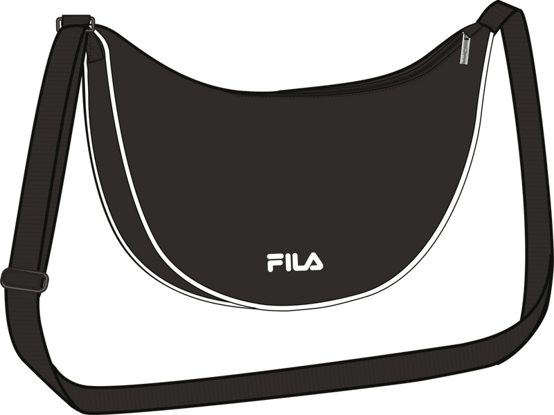 Nocchi Logo Half Moon Bag - Noir