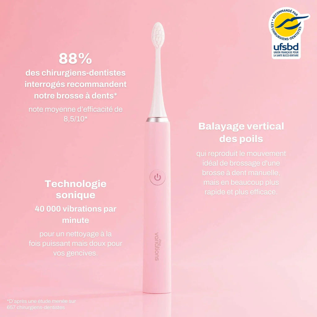 Pink Brush + Case + Support