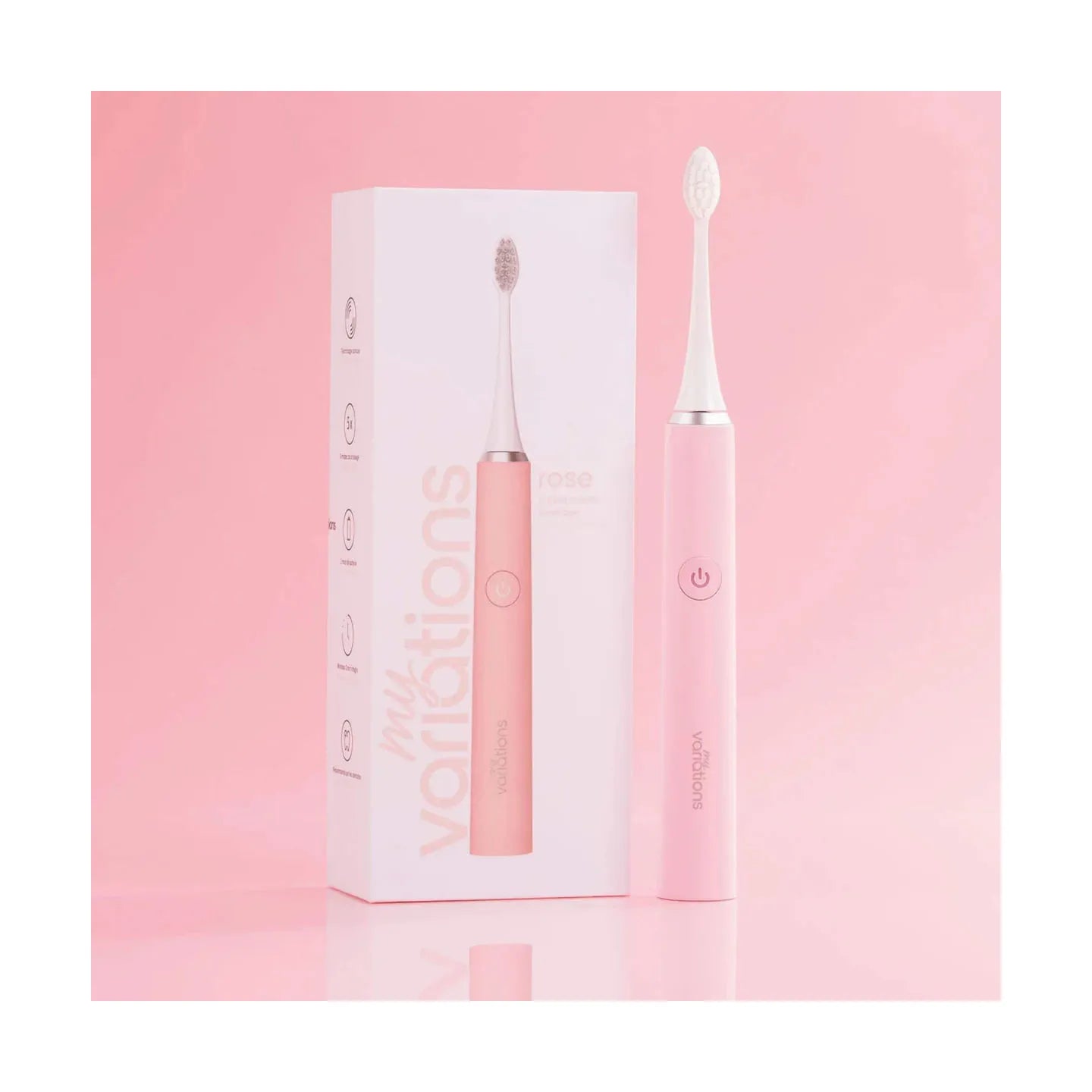 Pink Brush + Case + Support