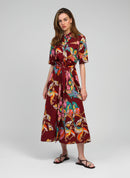 Osmine Jaba Cherry Long Dress