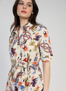 Osmine Bale Long Dress Ecru