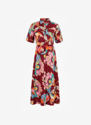 Osmine Jaba Cherry Long Dress