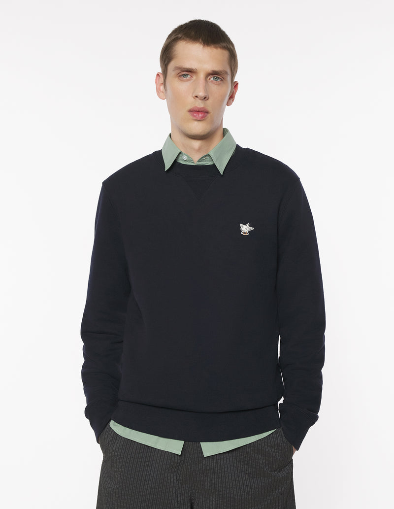 Barista Fox Patch Regular Sweatshirt