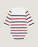 "oui ou non" long-sleeved malo onesie#color_off-white-flag