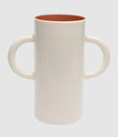 Oustao - Vase Anses Mediterranea Uni Blanc - Mixte