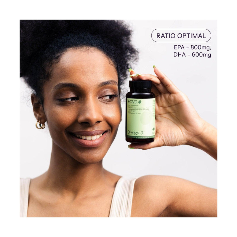 Ovastart & Omega 3 - Équilibre hormonal & Acides gras essentiels - SOVA