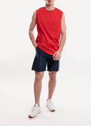 Gant - Short Oversize En Coton - Evening Blue - Homme