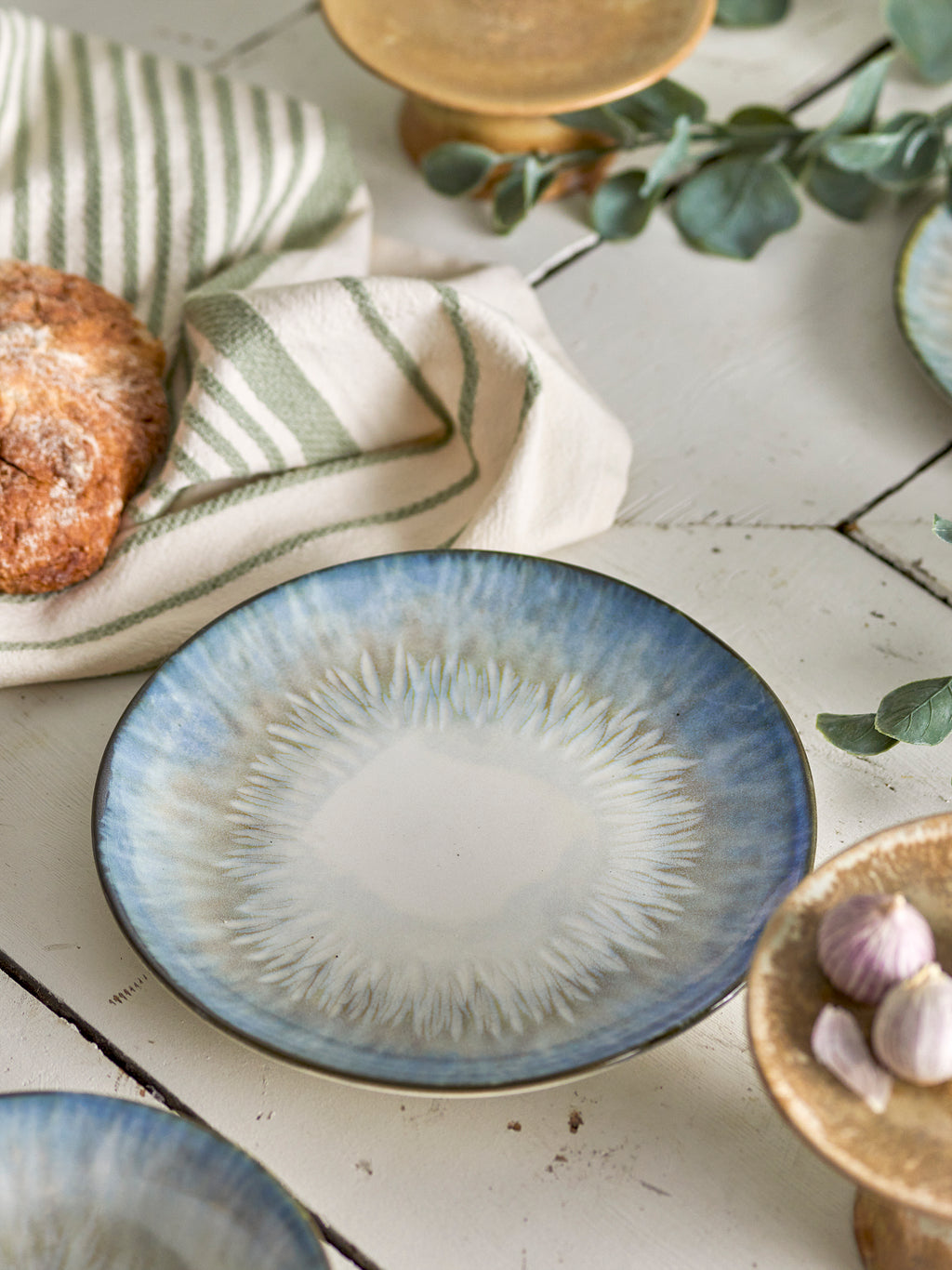 Calen - Plato - Azul - Gres