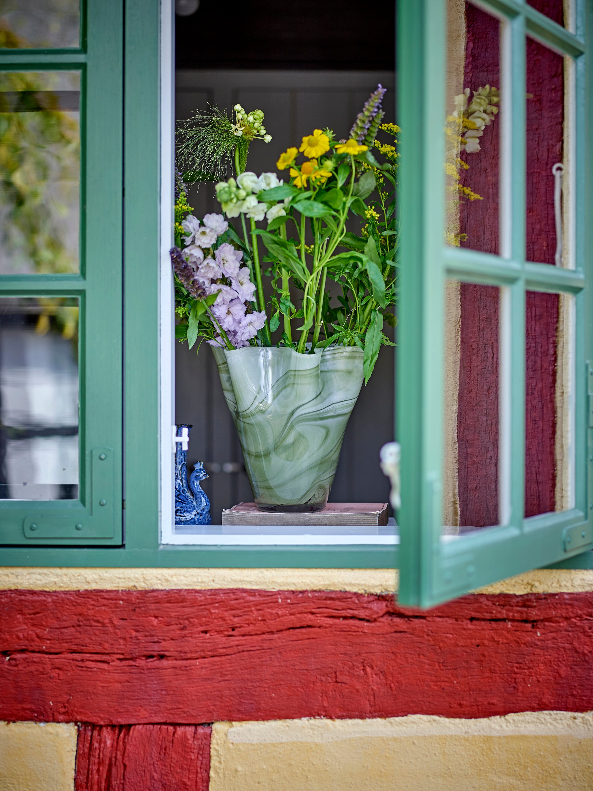 Toryn - Vase - Green - Glass