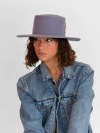 Oxane Felt Hat - Mauve