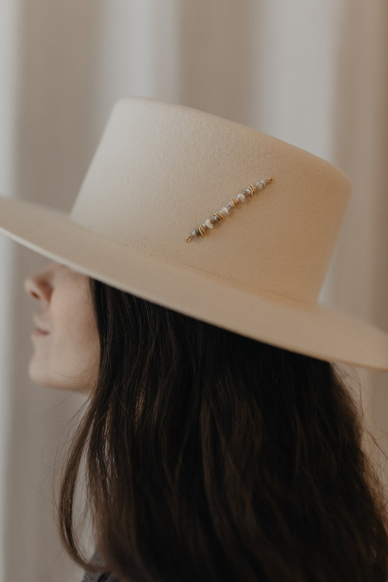 Chapeau Feutre Oxane - Offwhite