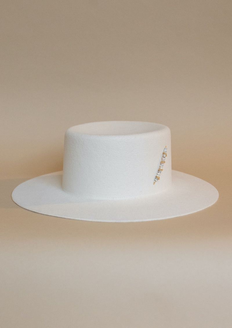 Chapeau Feutre Oxane - Offwhite