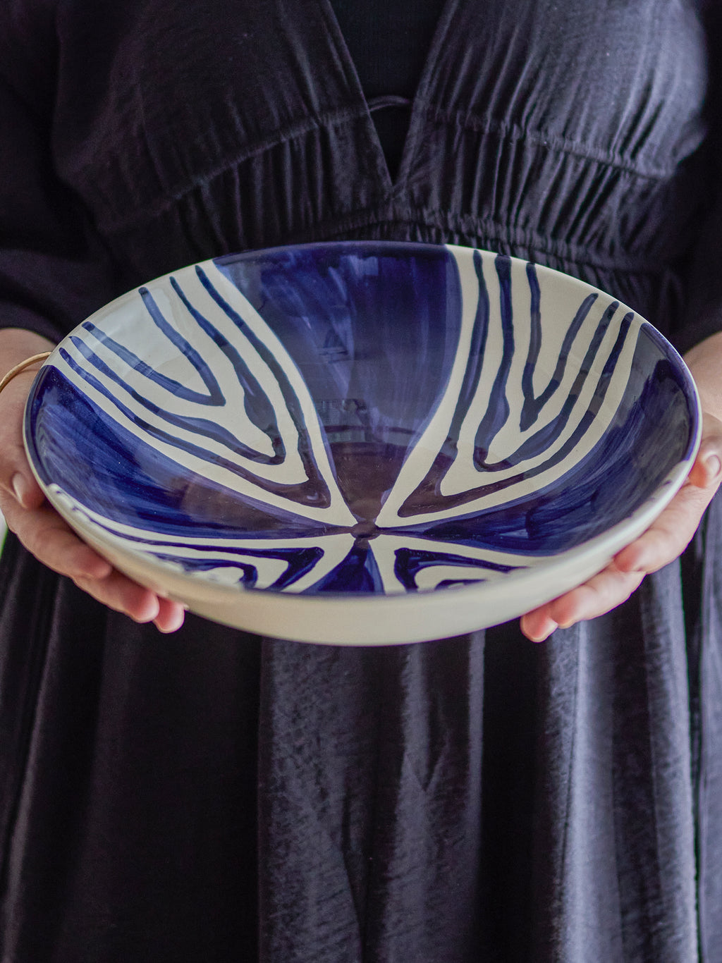 Shama - Bowl - Blue - Stoneware