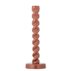 Diza - Candle Holder - Brown - Aluminium