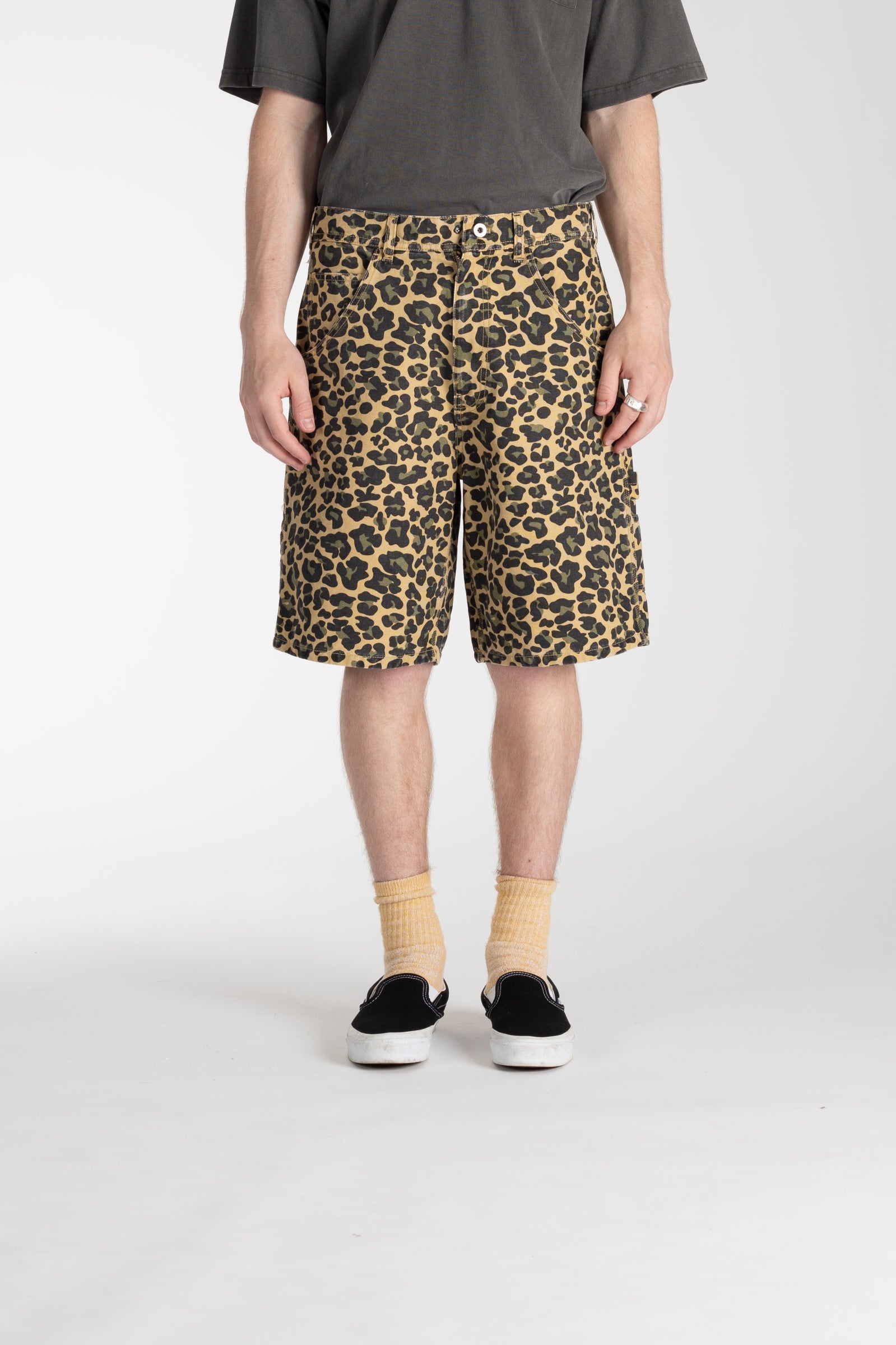 Big Job Short - Leopard Camo AW24