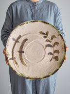 Hadyn - Lot de 2 Plateaux - Blanc - Grès