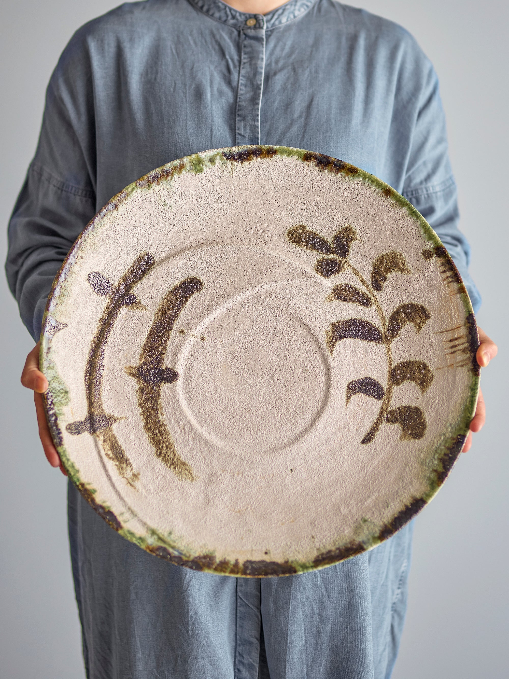 Hadyn - Lot de 2 Plateaux - Blanc - Grès
