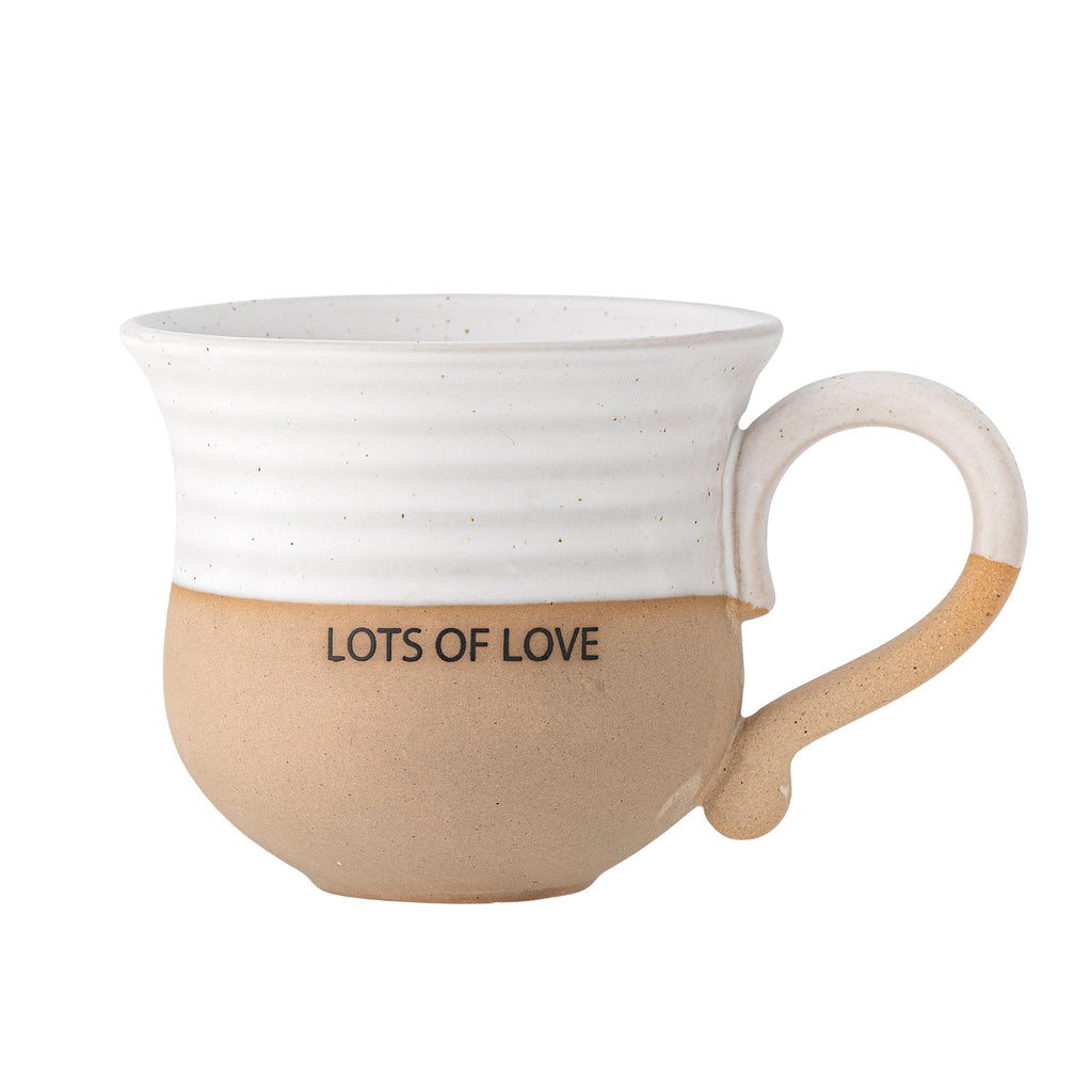Claire - Set of 4 Cups - White - Stoneware