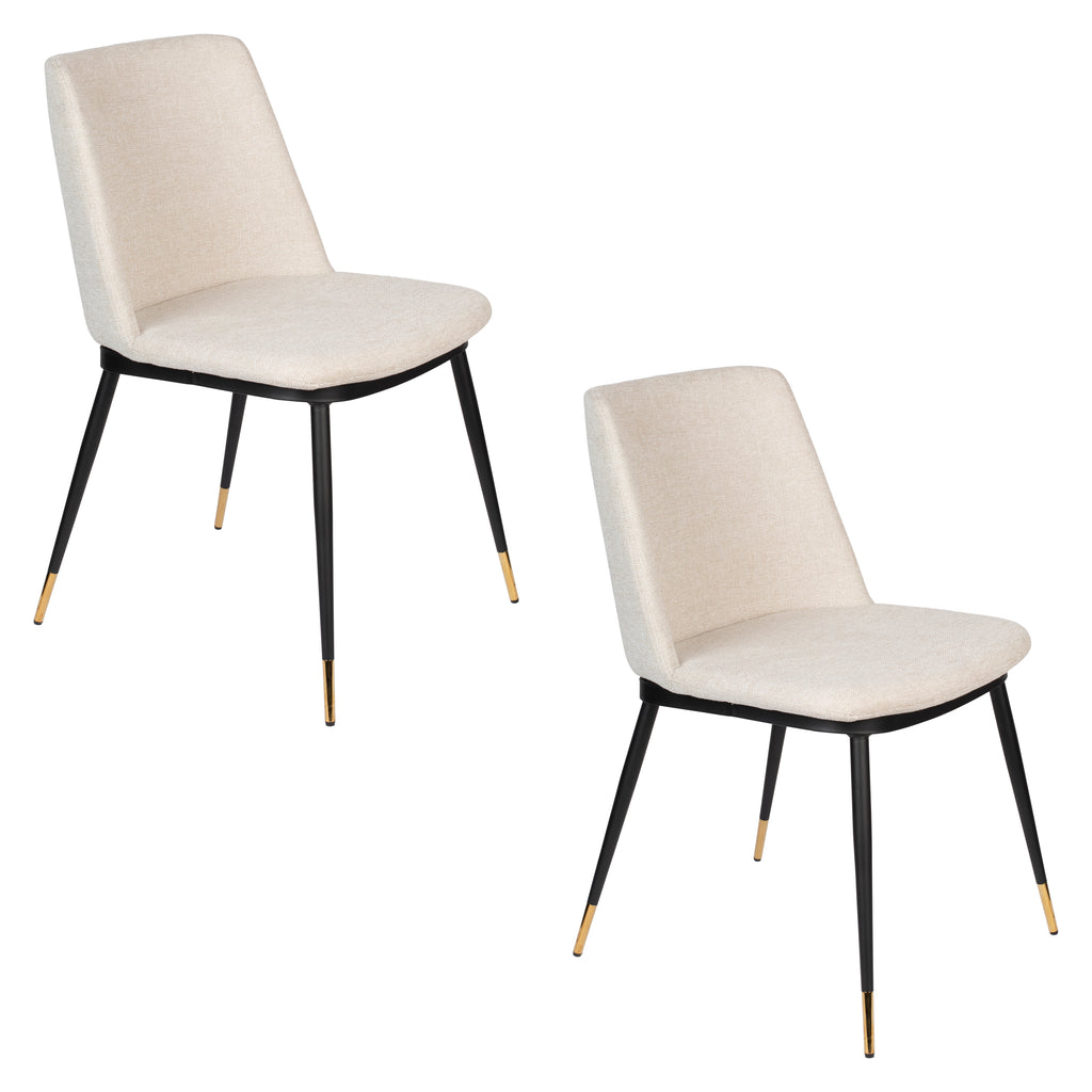 Lionel - Dining Room Chair - Fabric - Beige