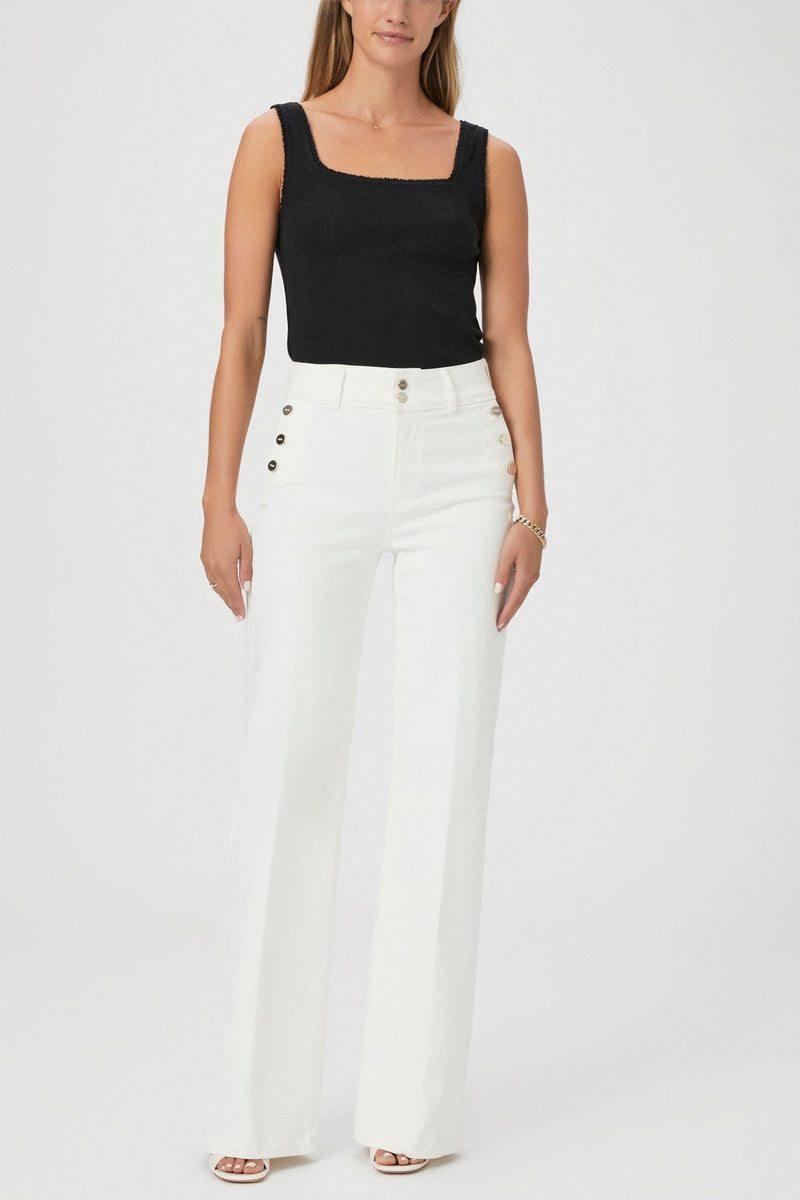 Aubrey 32 W Wide Waistband + Double Button - Ton