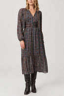 Gallery Dress - Calico Blue Multi