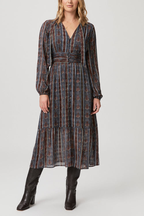 Gallery Dress - Calico Blue Multi